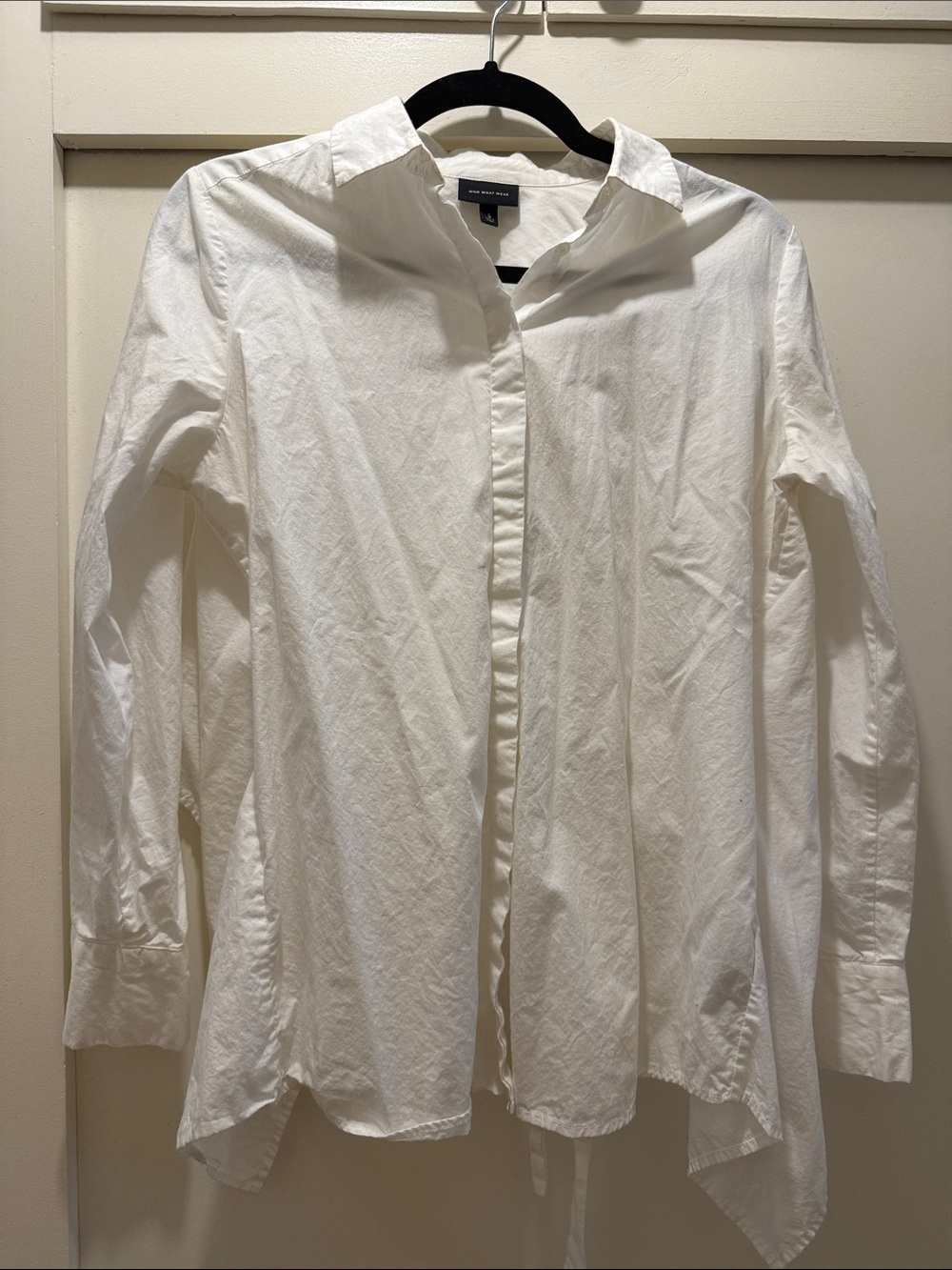 Who What Wear White Button-Down Shirt